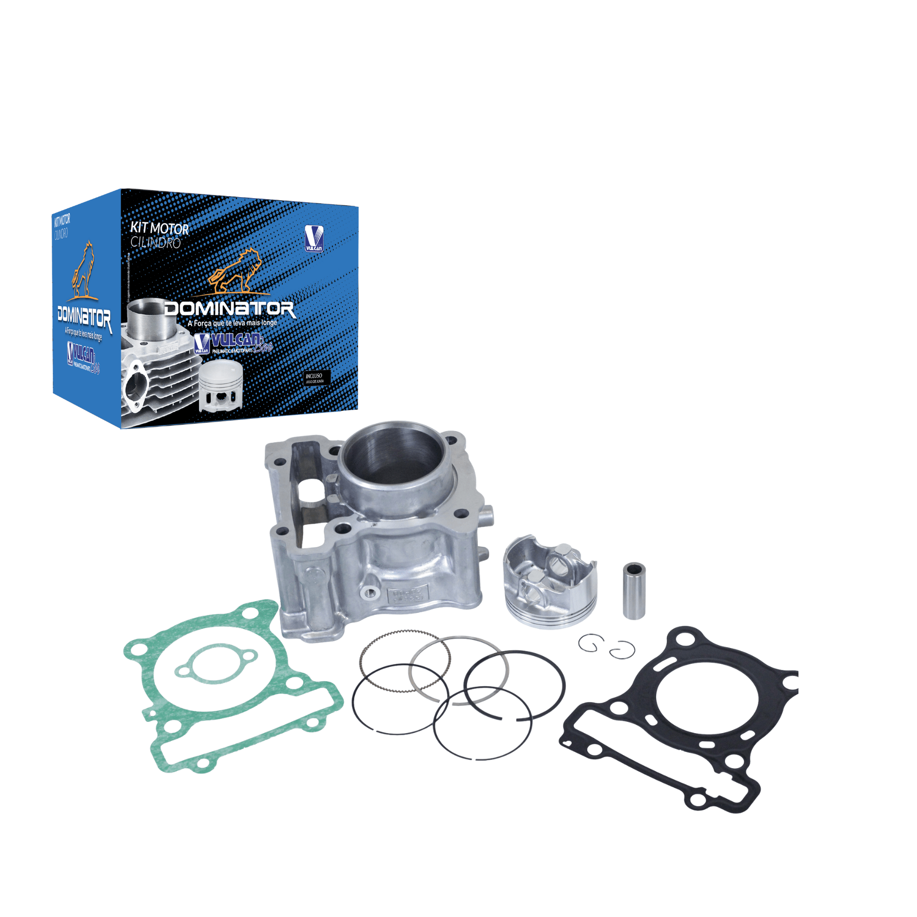 Kit cilindro do motor p/ moto yamaha nmax 160 17/20 (compl. c/ kit "a" de juntas)